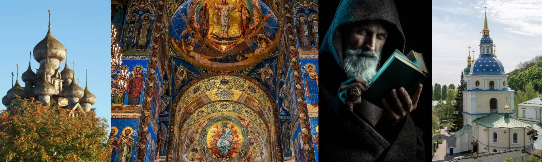 Orthodoxe Kloster Orthodoxer Mönch Ukraine 